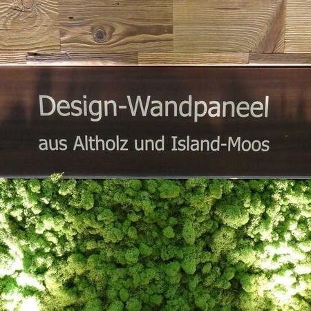 Paneele aus Moos