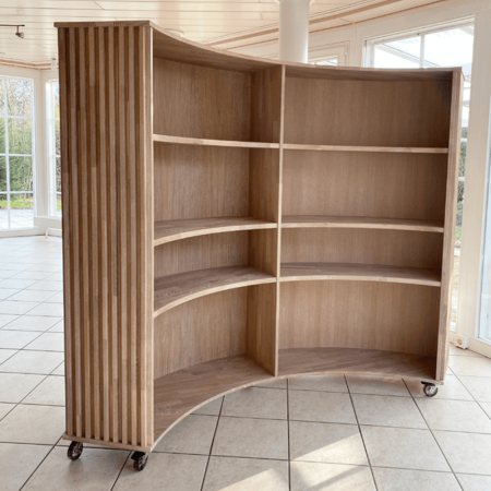 Rundes Regal Eiche geölt