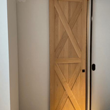 Eichenschiebetür